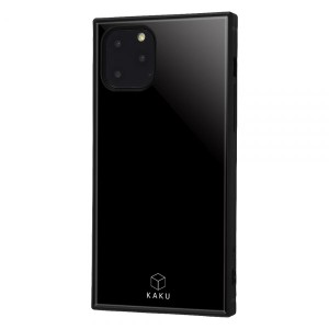 iPhone11 Pro ケース ハイブリッド 耐衝撃ハイブリッド KAKU ブラック アイフォン カバー スマホケース
