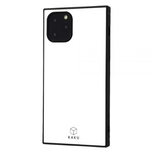 iPhone11 Pro ケース ハイブリッド 耐衝撃ハイブリッド KAKU ホワイト アイフォン カバー スマホケース