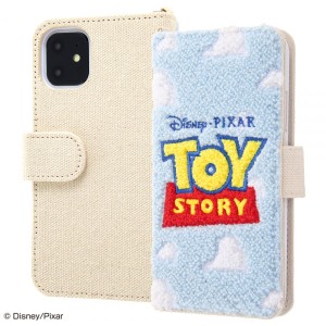 iPhone11 iPhoneXR ケース 手帳型 サガラ刺繍 トイ ストーリー ロゴ カバー アイフォン イレブン テンアール スマホケース