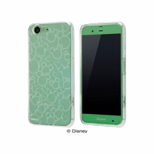 AQUOS Xx3/ZETA（SH-04H）/SERIE（SHV34） ケース ソフトケース ディズニー TPU キラキラ ミッキーフェイス クリア カバースマホケース