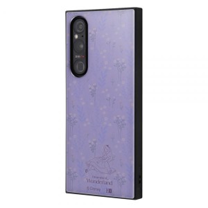 Xperia 1 V ケース SO-51D SOG10 A301SO XQ-DQ44 ハイブリッド ディズニー KAKU アリス_ボタニカル カバー ソニー エクスペリア ワン マ