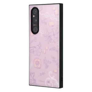 Xperia 1 V ケース SO-51D SOG10 A301SO XQ-DQ44 ハイブリッド ディズニー KAKU ラプンツェル_アイコン カバー ソニー エクスペリア ワン