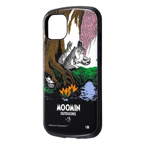 iPhone13 ケース ハードケース ムーミン 耐衝撃 MiA OUTDOORS 焚火1 カバー アイホン アイフォン 13 スマホケース