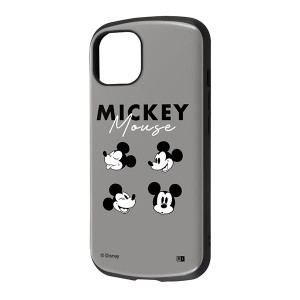 iPhone14 iPhone13 ケース ハードケース ディズニー 耐衝撃 MiA ミッキーマウス_フェイス カバー アイフォン スマホケース