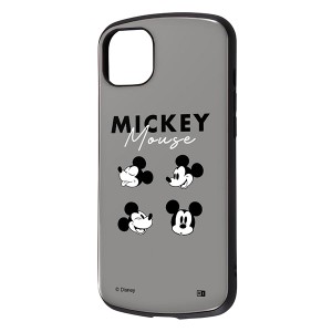 iPhone14Plus ケース ハードケース ディズニー 耐衝撃 MiA ミッキーマウス_フェイス カバー アイフォン スマホケース