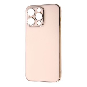 iPhone14ProMax ケース ソフトケース TPU メタリック Felame ライトピンク ピンクゴールド カバー アイフォン スマホケース