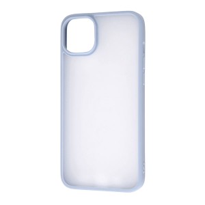 iPhone14Plus ケース ハードケース マットハイブリッドSHEER シアーホワイト ブルー カバー アイフォン スマホケース