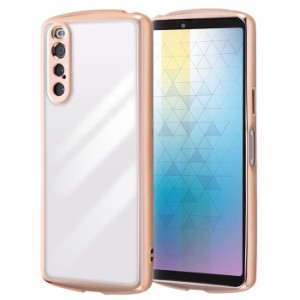 Xperia 10 V SO-52D SOG11 A302SO XQ-DC44 ケース ソフトケース 耐衝撃 TPU METAMORU ピンクゴールド カバー ソニー エクスペリア テン 