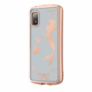 AQUOS wish3 SH-53D A302SH A303SH ケース ソフトケース ディズニー 耐衝撃 TPU METAMORU アリエル_メタリック カバー アクオス ウィッシ