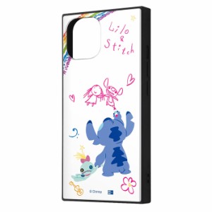 iPhone15 iPhone14 iPhone13 ケース ハードケース ディズニー ハイブリッド KAKU リロ＆スティッチ 落書き カバー アイフォン スマホケー