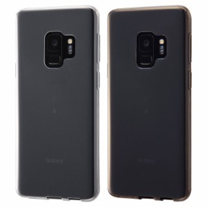 Galaxy S9 SC-02K SCV38 ケース ソフトケース TPU 極薄 ブラック カバー サムスン ギャラクシー エスナイン スマホケース