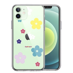 iPhone12 iPhone12Pro ケース ハードケース ハイブリッド クリア CuVery 花柄 フローラル カバー アイホン アイフォン スマホケース