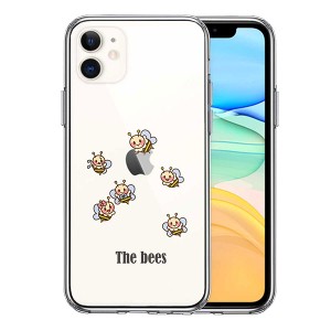 iPhone 11 11Pro 11ProMax ケース ハードケース ハイブリッド クリア The Bees ミツバチ 蜂 可愛い カバー アイフォン スマホケース