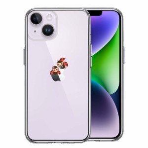 iPhone14 iPhone14Plus ケース ハードケース ハイブリッド クリア てんとう虫 カップル カバー アイフォン スマホケース P2