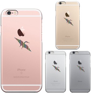 iPhone 6s 6 ケース ハードケース クリア カバー アイフォン シェル ストライプ 恐竜 翼竜