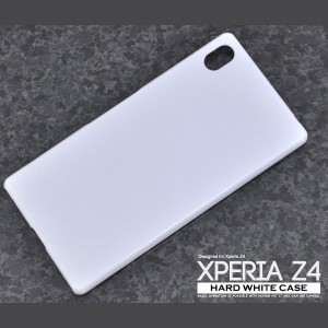 Xperia Z4 SO-03G SOV31 402SO ケース ハードケース ホワイト カバー エクスペリアZ4 スマホケース