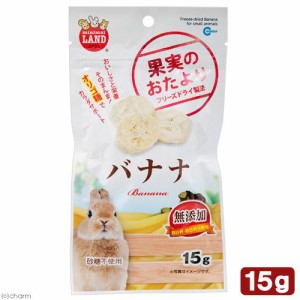 マルカン　果実のおたより　バナナ　１５ｇ　小動物　おやつ　果物 (ハムスター 餌)