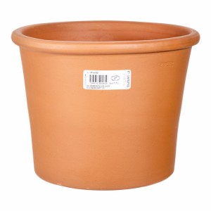 多肉植物　デローマ　シリンダー　ボルダード　ブラウン　直径２８ｃｍ×２２ｃｍ　バラ　テラコッタ　鉢