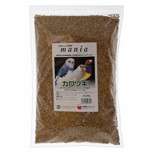 黒瀬ペットフード　ｍａｎｉａ　カワツキ　３ｋｇ　鳥　フード　エサ　餌　皮つき　皮付　プロショップ専用