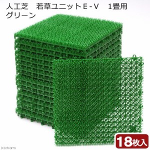 人工芝　若草ユニットＥ−Ｖ　グリーン　ユニット式　１８枚セット