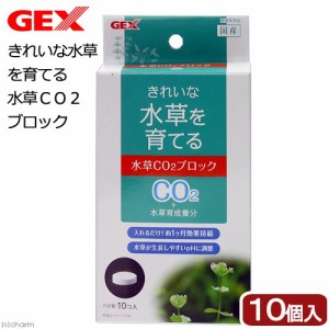 ＧＥＸ　きれいな水草を育てる　水草ＣＯ２ブロック　１０錠入　ジェックス