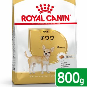 ロイヤルカナン 犬用 ドッグフード　チワワ　成犬用　８００ｇ　３１８２５５０７８８１０６　ジップ付　お一人様５点限り