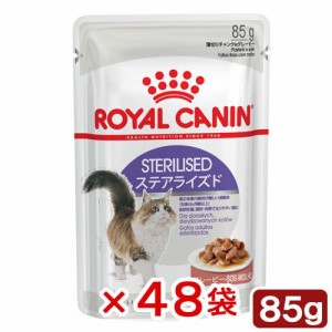 ロイヤルカナン 猫用 キャットフード　猫　ステアライズド　成猫用　８５ｇ　１箱４８袋　９００３５７９３１１３０１　お一人様１点限り