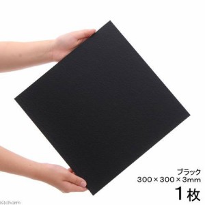 プラパール　３０ｃｍキューブ水槽用マット　ブラック　３０×３０ｃｍ　１枚