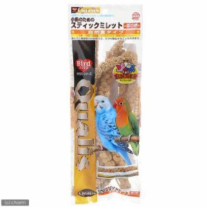 クオリス　スティックミレット　６本入り（粟の穂）　鳥　フード　餌　えさ　粟（あわ）