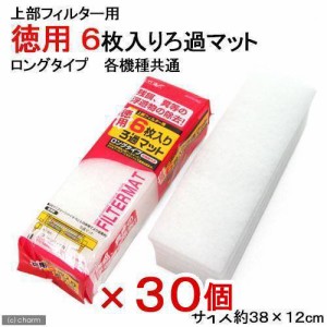 ジェックス　徳用６枚入り　ろ過マット×３０個　上部フィルター　交換用マット　お一人様１点限り