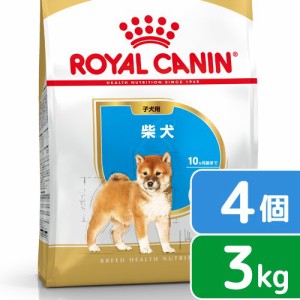 ロイヤルカナン 犬用 ドッグフード　柴犬　子犬用　３ｋｇ×４袋　３１８２５５０８２３９４４　ジップ付　お一人様１点限り