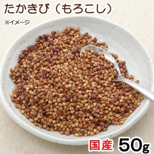 国産　たかきび（もろこし）　５０ｇ　小動物のおやつ　ハムスター　鳥　無添加　無着色 (ハムスター 餌)