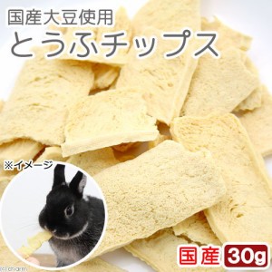 たまむらとうふ使用　国産大豆　とうふチップス　３０ｇ　ドライ　無添加　無着色　ハムスター　リス