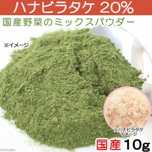 国産野菜のミックスパウダー　ハナビラタケ２０％配合　１０ｇ　小動物用 (ハムスター)