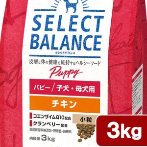 　セレクトバランス　パピー　チキン小粒　子犬・母犬用　３ｋｇ ドッグフード