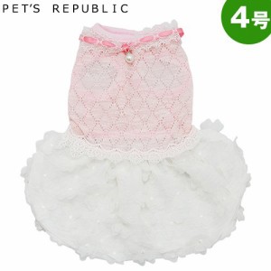 ＰＥＴ’Ｓ　ＲＥＰＵＢＬＩＣ　花シフォンバルーンワンピ　４号　ピンク