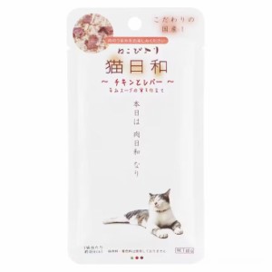 わんわん　猫日和　チキンとレバー　４０ｇ×１２袋 キャットフード