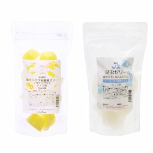 昆虫ゼリー　高タンパク乳酸菌ゼリー　２種お試しセット　各１６ｇ×１２個　昆虫　爬虫類用