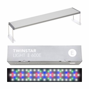 ツインスター　ＬＥＤ　６００ＥＡ　アジャスタースタンド　フルスペクトル　赤系水草　６０ｃｍ水槽　ライト　アクアリウム　照明