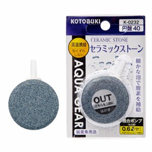 コトブキ工芸　Ｋ−０２３２　セラミックストーン円盤４０