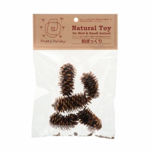 ハッピーホリデイ　Ｎａｔｕｒａｌ　Ｔｏｙ　松ぼっくり　５個入 (ハムスター)