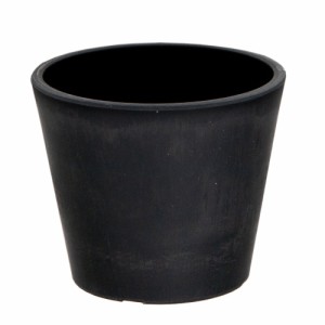 鉢　ブラックポット　シティロー　Ｓ　直径１２×高さ１０ｃｍ　黒　穴なし　多肉植物　サボテン