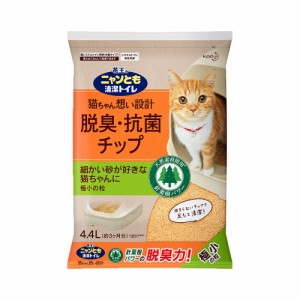 猫砂　ニャンとも清潔トイレ　脱臭・抗菌チップ　極小の粒　４．４Ｌ×４袋 (猫 トイレ)