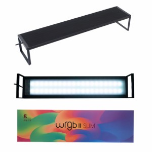 Ｃｈｉｈｉｒｏｓ　ＬＥＤ　ＷＲＧＢ２　ＳＬＩＭ６０　ブラック　ＲＧＢライト　調光機能付き　２４００ｌｍ　照明　６０ｃｍ　水槽