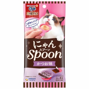 賞味期限：２０２４年０７月３１日　銀のスプーン　三ツ星グルメ　おやつ　にゃんＳｐｏｏｎ　かつお味　４０ｇ キャットフード