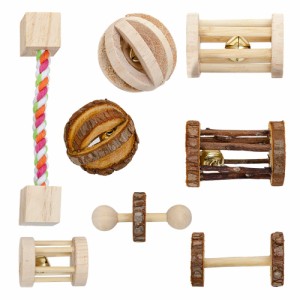 ｆｕｕ　木製おもちゃセット　８種入り (ハムスター)