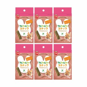 マルカン　かじりま専科　アルファルファスナック　７０ｇ×６箱 (ハムスター)