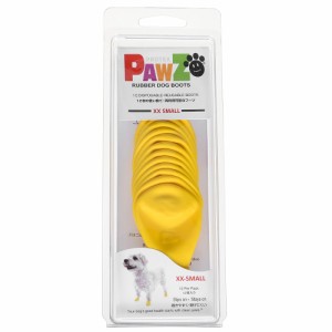 Ｐａｗｚ　ラバードッグブーツ　ＸＸＳ　イエロー　犬用　犬　靴