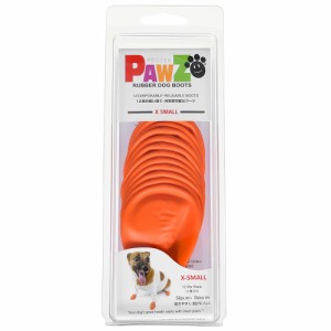 Ｐａｗｚ　ラバードッグブーツ　ＸＳ　オレンジ　犬用　犬　靴