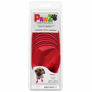 犬　靴　Ｐａｗｚ　ラバードッグブーツ　Ｓ　レッド　犬用